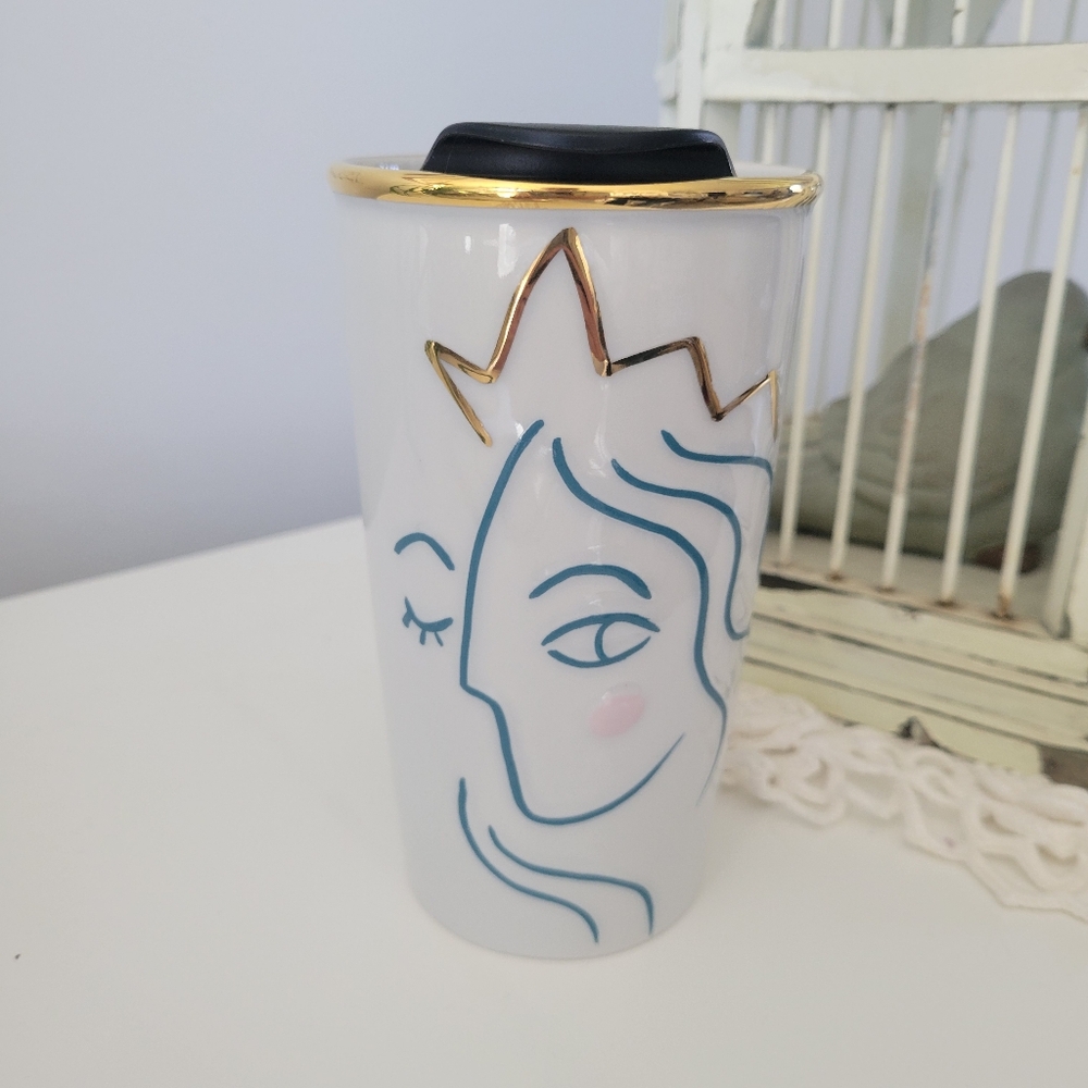 Starbucks anniversary travel mug with lid 2017